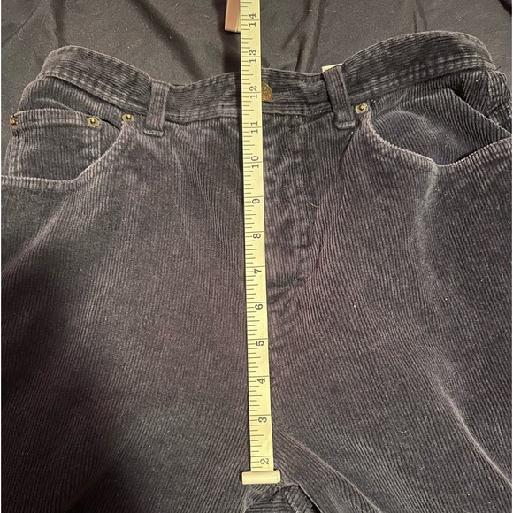 Bill Blass high rise navy corduroy jeans - Picture 4 of 5